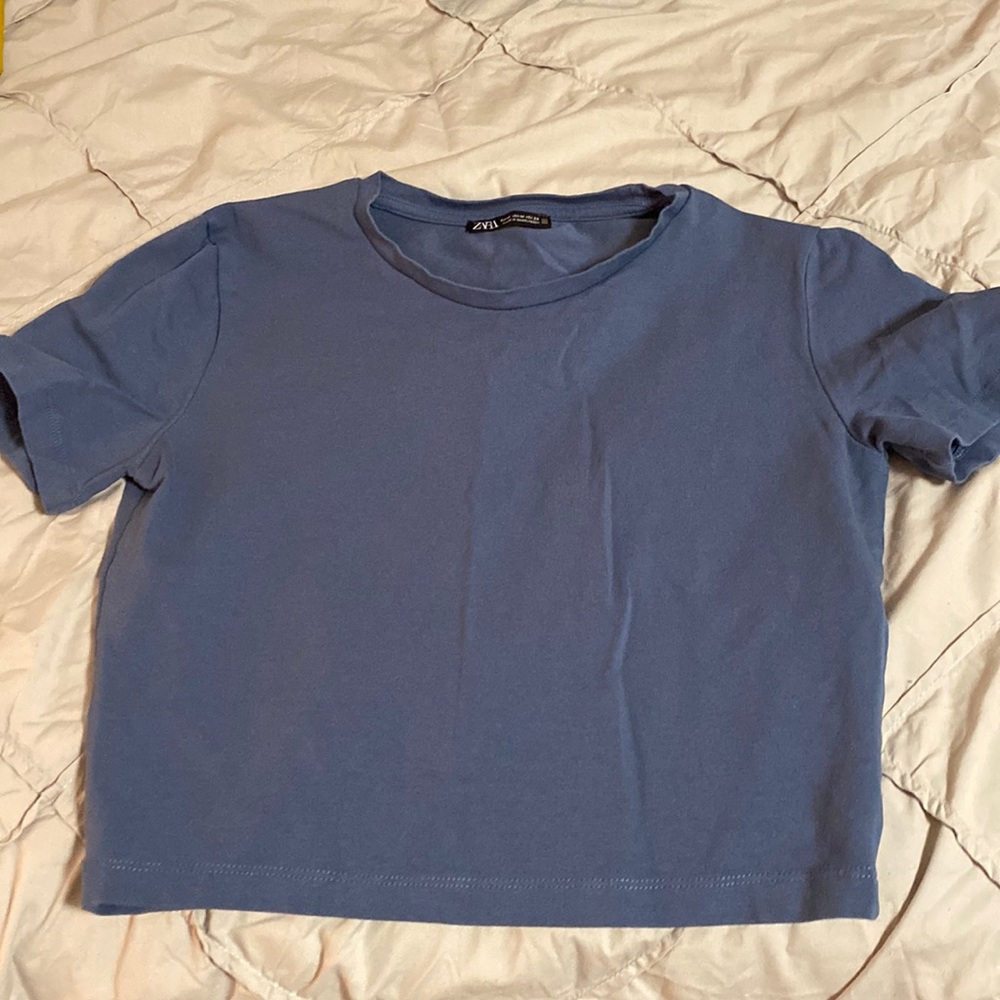 Zara Blue Top
